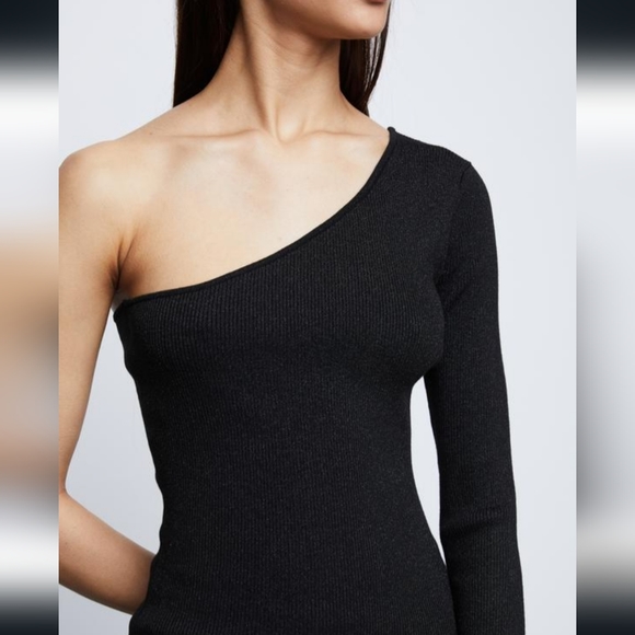 Bailey 44 Ribbed One-Shoulder Top - Picture 2 of 11